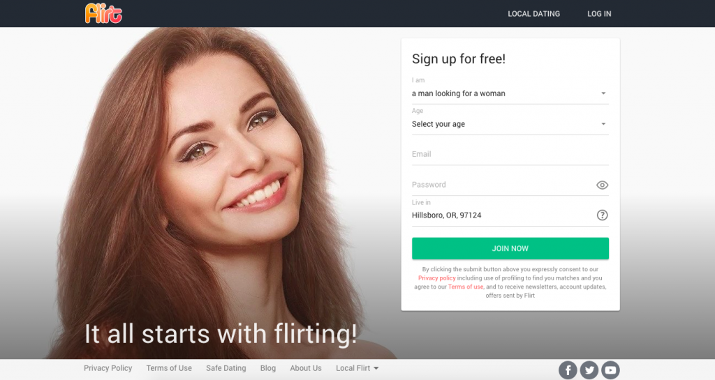 is flirt for free legit